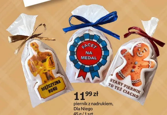Piernik z nadrukiem, Dla Niego promocja w Empik