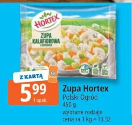Zupa kalafiorowa z koperkiem Hortex Polski Ogród promocja w Leclerc