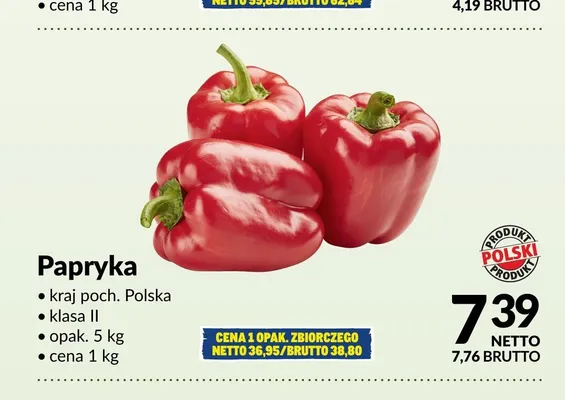 Papryka promocja w Makro