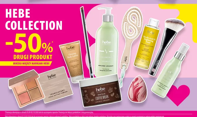 Produkty Hebe Collection promocja w Hebe