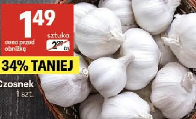 Czosnek promocja w Delikatesy Centrum
