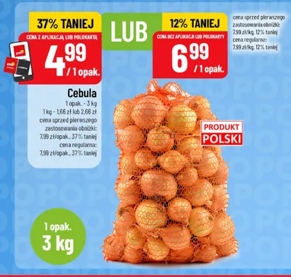 Cebula polska promocja w POLOmarket