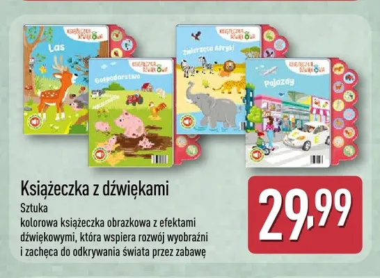 Książeczka z dźwiękami promocja w Aldi