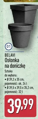 Osłonka na doniczkę promocja w Aldi