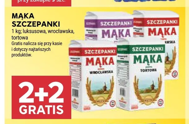 Mąka Szczepanki tortowa promocja w Stokrotka