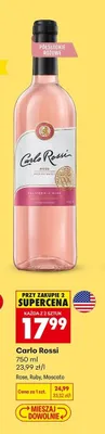 Wino Carlo Rossi Ruby promocja w Biedronka