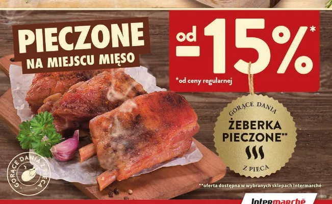 Żeberka pieczone z pieca promocja w Intermarche