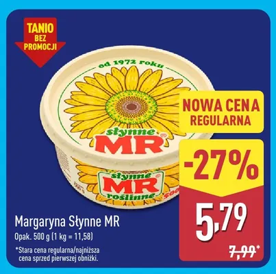 Margaryna Słynne MR promocja w Aldi