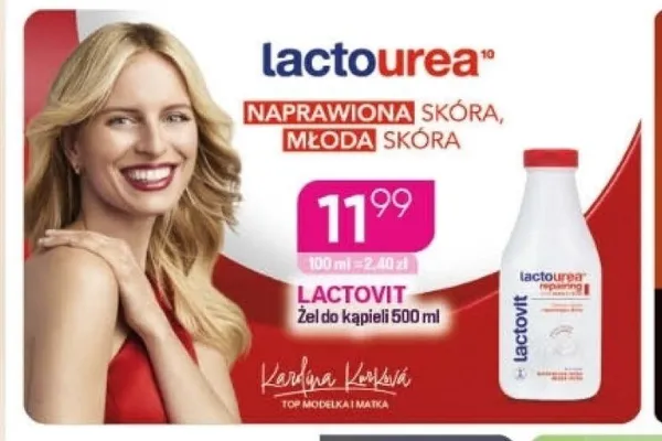 Żel do kąpieli Lactovit promocja w Drogerie Koliber