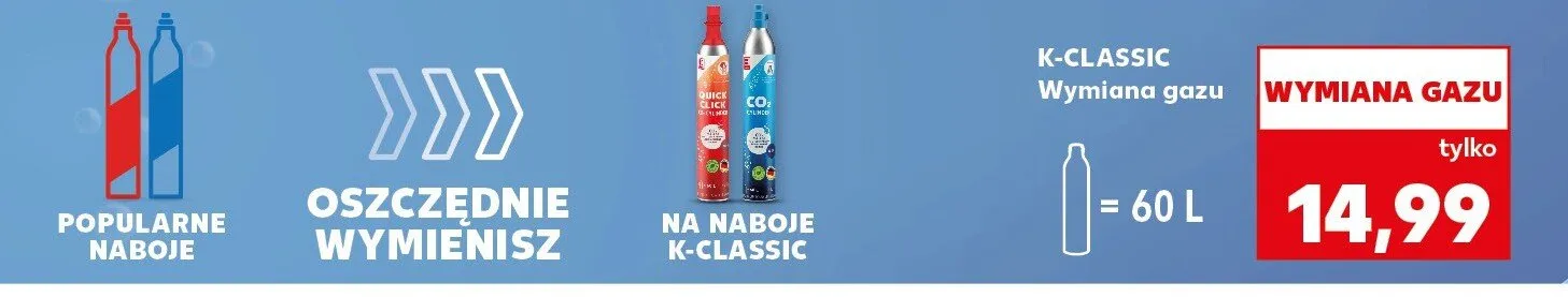 Wymiana gazu promocja w Kaufland