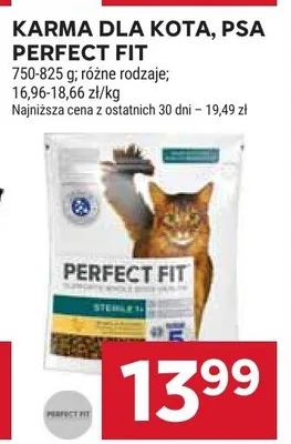 Karma dla kota, psa Perfect Fit promocja w Stokrotka