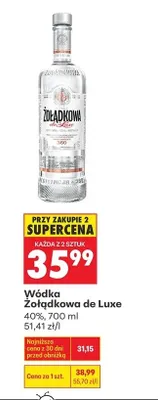 Wódka Żołądkowa de Luxe promocja w Biedronka