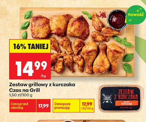 Zestaw grillowy z kurczaka Czas na Grill promocja w Biedronka