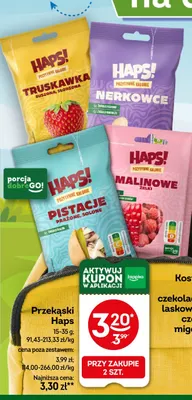 Żelki malinowe Haps! promocja w Żabka