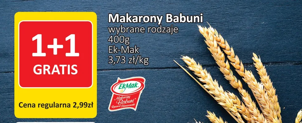 Makaron wybrane rodzaje promocja w Market Point