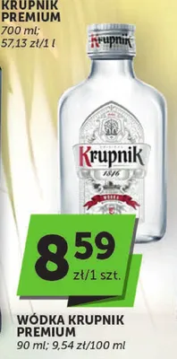 Wódka Krupnik Premium promocja w Groszek