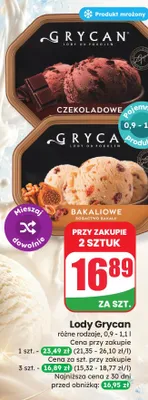 Lody czekoladowe Mucci promocja w Dino