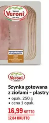 Szynka gotowana z ziołami - plastry promocja w Makro