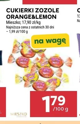 Cukierki Zozole Orange&Lemon promocja w Stokrotka