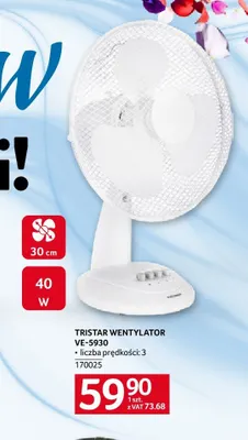 Wentylator Tristar VE-5930 promocja w Selgros