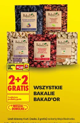 Wszystkie bakalie  promocja w Biedronka