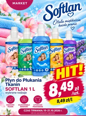 Płyn do płukania tkanin Softlan promocja w emma MARKET