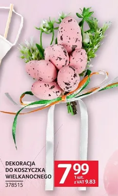 Dekoracja do koszyczka wielkanocnego promocja w Selgros
