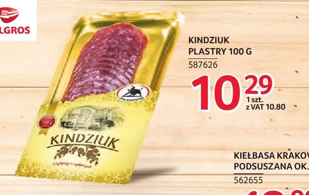 Kindziuk plastry ZMB Białystok promocja w Selgros