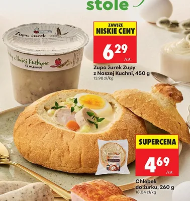 Chlebek do żurku promocja w Biedronka