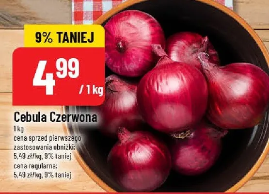 Cebula Czerwona promocja w POLOmarket