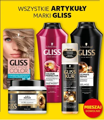 Artykuły marki Gliss promocja w Kaufland