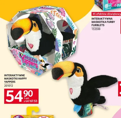 Interaktywne maskotki HAPPY YAPPERS promocja w Selgros