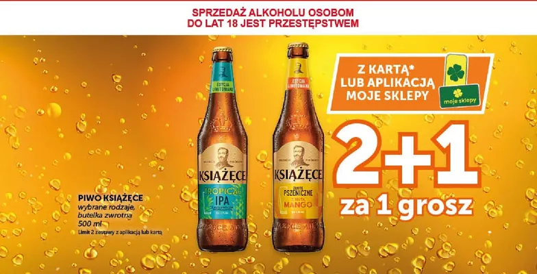 Piwo Książęce Tropical IPA promocja w ABC