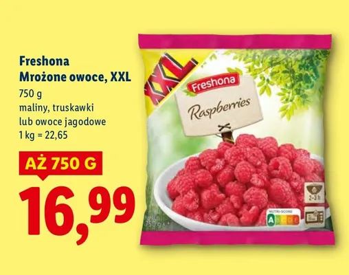 Mrożone owoce, XXL promocja w Lidl