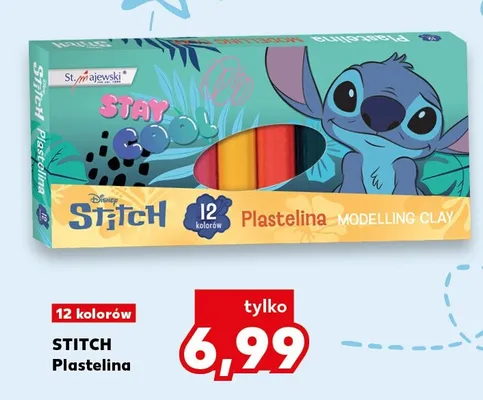 Plastelina Stitch 12 kolorów promocja w BACK TO SCHOOL