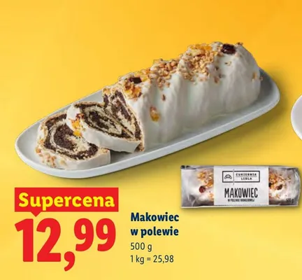 Makowiec w polewie promocja w Lidl