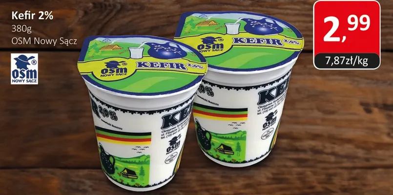 Kefir 2% promocja w Market Point