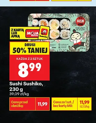 Sushi Sushiko promocja w Biedronka