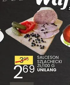 Salceson szlachecki Unilang promocja w Wafelek