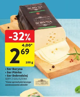 Ser Dobrodziej Sery z Goliszewa promocja w Intermarche