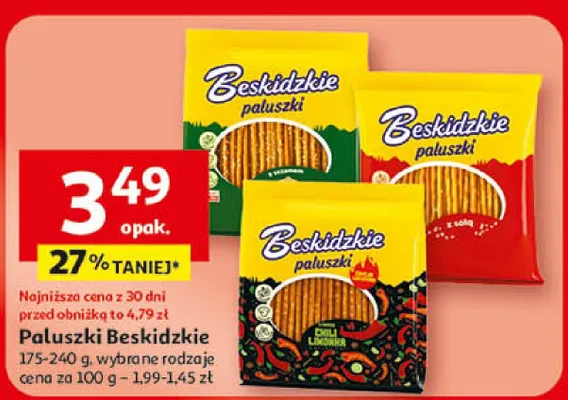 Paluszki promocja w Auchan