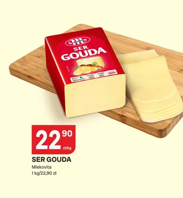 Ser Gouda Mlekovita promocja w Chorten