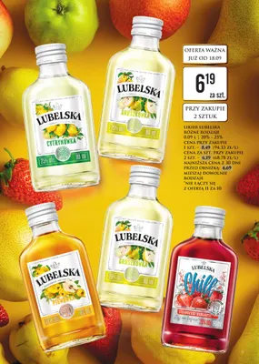 Likier Lubelska cytrynówka promocja w Dino