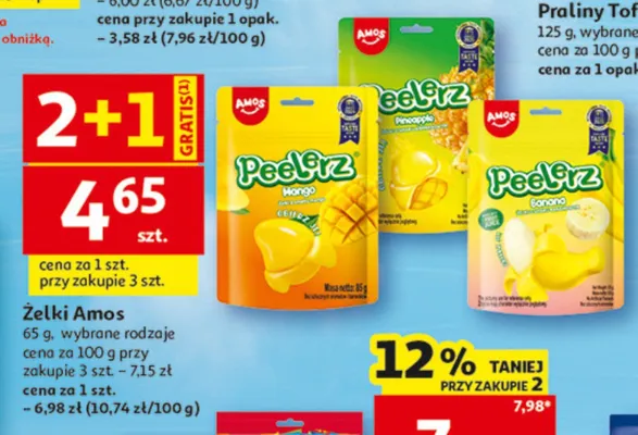 Żelki Amos promocja w Auchan