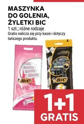Maszynka do golenia, żyletki promocja w Stokrotka