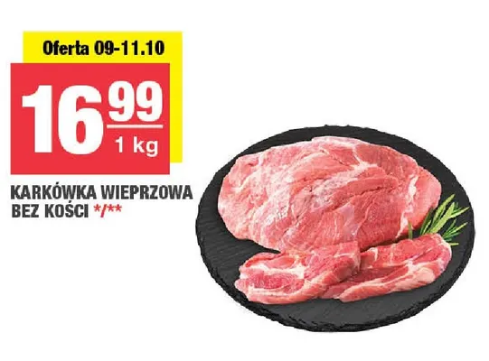 Karkówka wieprzowa bez kości promocja w SPAR