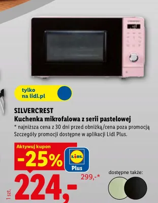Kuchenka mikrofalowa Silvercrest promocja w Lidl