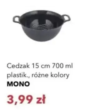 Cedzak 700 ml  różne kolory Mono promocja w Nela