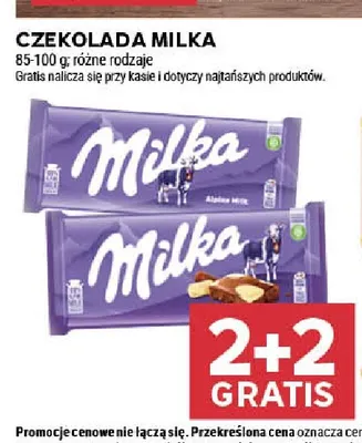 Czekolada Milka Alpine Milk promocja w Stokrotka