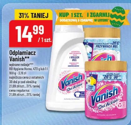 Odplamiacz wybrane rodzaje promocja w POLOmarket